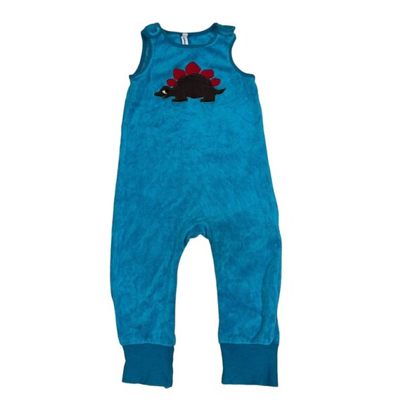 Maxomorra Dungaree And T-Shirt Set Dinosaur Size 86 Size 18 Months - Picture 2 of 7
